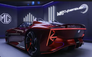 MG Motors Cyberster design pattern